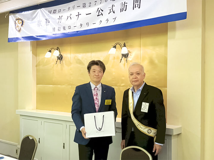 熊木雄太郎ガバナーと岡村会長