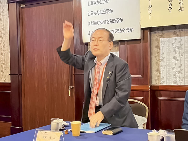 お客紹介:第2770地区 第1グループガバナー補佐( 浦和DRC )大倉浩 様