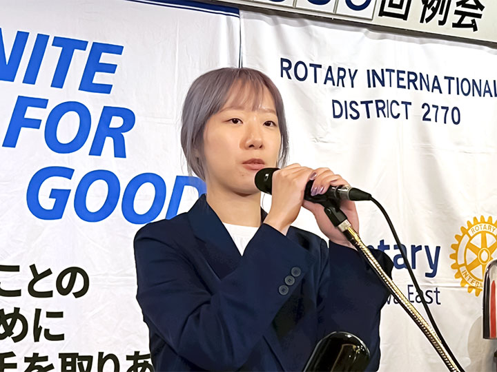 米山記念奨学生 リュウ・メイヒさん 近況報告