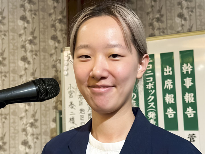 ソングリーダー:リュウ・メイヒさん