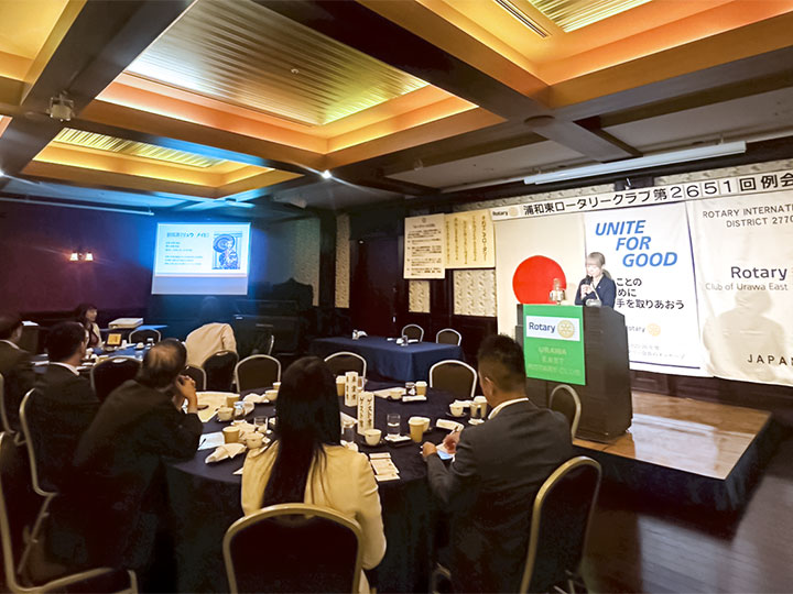 卓話:自己紹介と現在の研究について