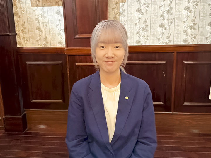 卓話者:米山記念奨学生 リュウ・メイヒさん