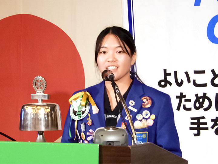 卓話者:さいたま市立浦和高等学校3年生 沼田果歩さん