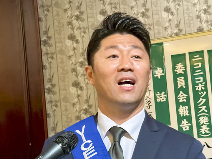 卓話者の紹介:松本副幹事